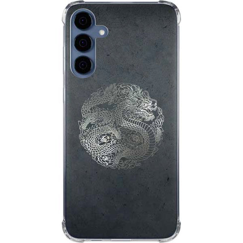 Chinese Black Dragon Galaxy A35 5G Clear Case